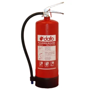 Brandsläckare pulver 6kg P6, 55A 233B C