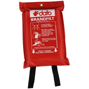 Brandfilt, enkel i nylonpåse 1,2 x 1,8 m