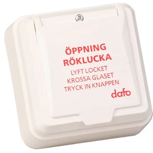 Manöverknapp med skyddslock