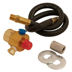 Sats regulatorenhet och slang m.m.