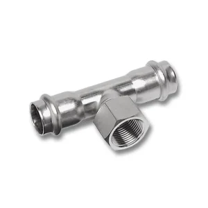 Presskoppling T inv. gänga RIF 1/2"